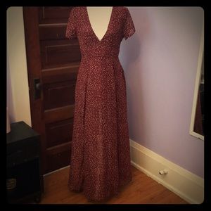 Short sleeve maxi dress